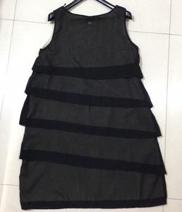 Black Layered Party and Dinner Dress
