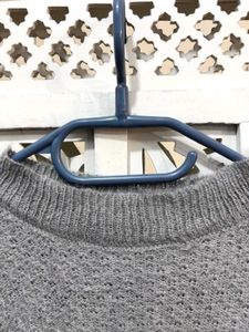 🎀BUY1 GET1 FREE Gray Knit Short Sleeve Top C