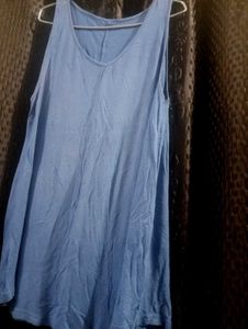 V Neck Sleeveless Relax Fit Top For Women