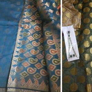 Combo Of 2 Beautiful Brocade Benarasi Sarees