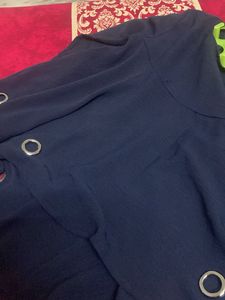 Navy Blue Tunic Top