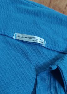 ✨ Trendy Blue Crop Top – Stylish &amp; Comfortable! ✨