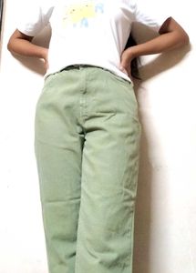 Pure Cotton Straight Fit Jeans