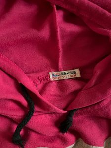 Pink Teddy Bear Hoodie