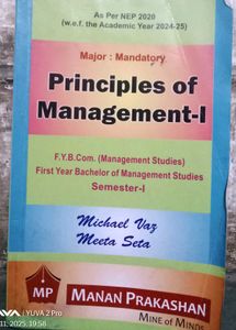 Principles of Management-I