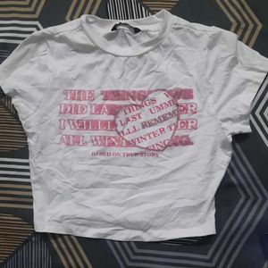 Y2k Pink And White Top 🎀