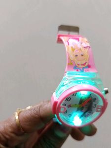 Barbie Pink Kids Watch with light