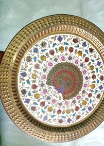 Vintage Peacock Wall Hanging