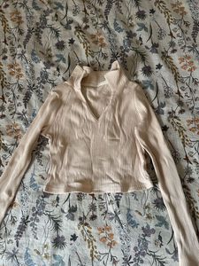 Ribbed Long Sleeve Top