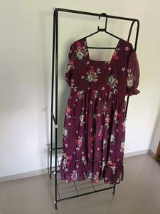 Purple Midi Dress
