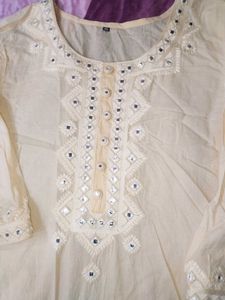 Embroidered Mirrorwork Kurti