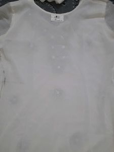 Off White Suit Set For Festive Season !!