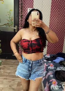 Red & Black Tube Top