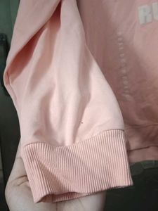 Pink Graphic Print Sweatshirt