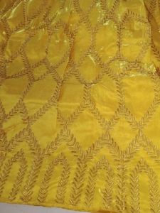 Yellow Embroidered Dress