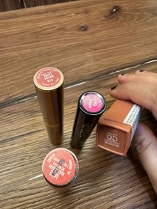 Branded lipsticks.