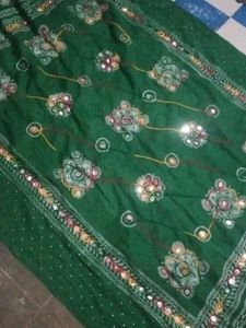 Green Ethnic Skirt