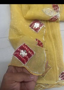Elegant Yellow Saree