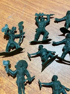 Vintage Green Army Men Figures