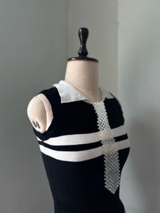 Tie comes separate Chic Knit Top