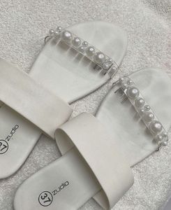 Pearl Embellished Flats