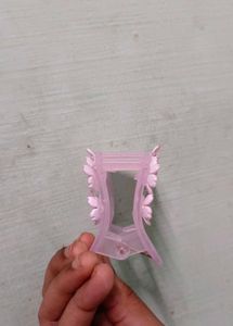Pink Heart Floral Hair Claw Clip