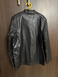 Black Faux Leather Jacket
