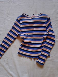 Striped Long Sleeve Top