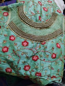 Embroidered Floral Indian Long Frock