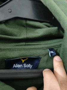Allen Solly Green Hoodie