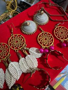 Earrings (8 Pairs)