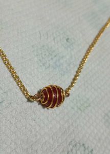 💫Dainty  Ruby Necklace Chain❤