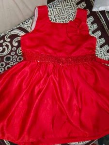 Red Sequin Party Dress