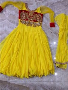 Yellow Ethnic Gown