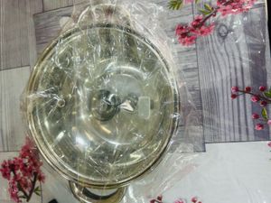 New Stainless Steel Pot With glass Lid-16cm/1500ml