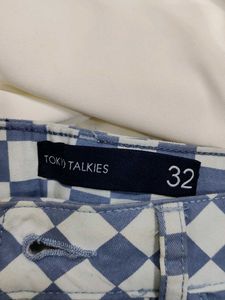 Checkered Casual Pants