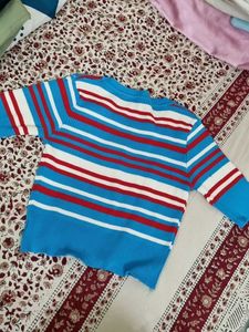 Urbanic Striped Knit Sweater