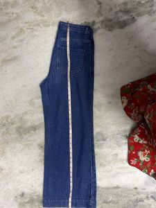 Wide Leg Denim Jeans Barebrand 28 Size