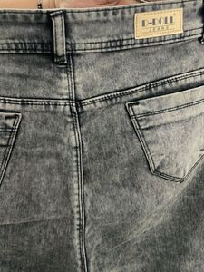 Acid Wash Wide Leg Jeans