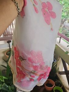 1 Minute  Beautil Organza Saree On Sale