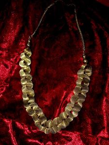 Golden Oxidized Necklace