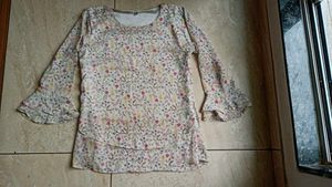 White Floral Top