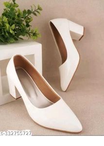 White Colour Heel