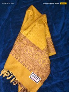 mustard luxury shawl