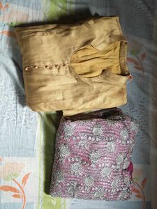 Elegant Lehenga blowse and golden top