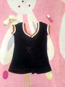 Y2K Cherry Rhinestone Top