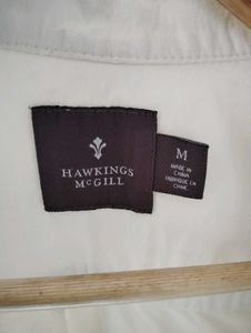 hawkings mcgill ... mens shart... off wight color