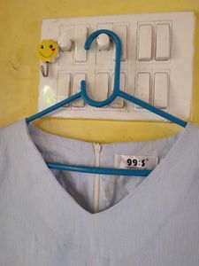 Striped Light Blue Top36-38