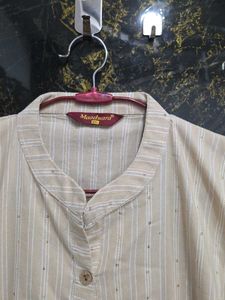 Cream Sequence Kurta