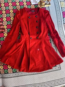 Red Girlish Coat